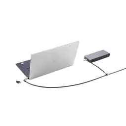 Kensington Slim N17 2.0 Keyed Dual Head Laptop Lock for Wedge-Shaped Slots