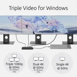 Kensington UH1500p EQ USB-C Triple Video Mobile Dock