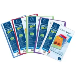 Kreacover 100 Pocket Display Books A4 Assorted Colours Single 