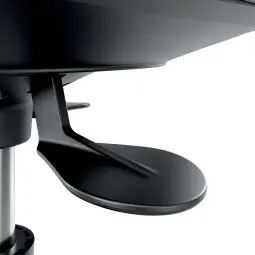 Leitz Ergo Active Sitting Stool With Wheels and Wobble Comfort Seat Black