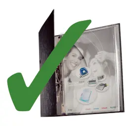 Leitz Expanding Pocket With Metal Strip, Clear, 170 Micron PVC (Pack 3) x 10 Packs