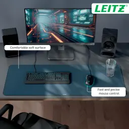Leitz Extra Large Gaming Mat Dark Grey