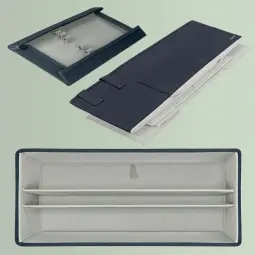 Leitz Fabric Hot Desking Work Bag With Lid Velvet Grey