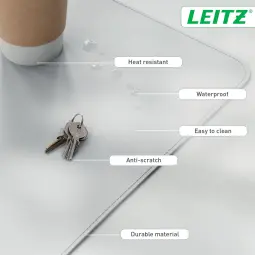 Leitz Large Desk Mat Grey