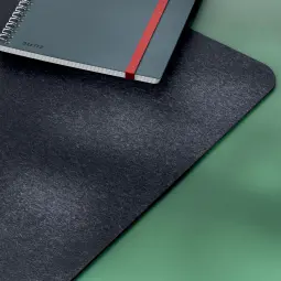 Leitz Large Felt Desk Mat Dark Grey