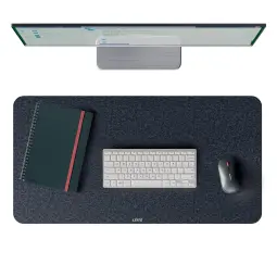 Leitz Large Felt Desk Mat Dark Grey