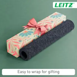 Leitz Large Felt Desk Mat Dark Grey