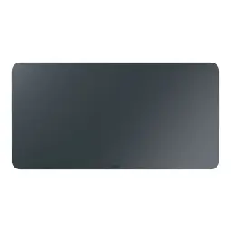 Leitz Large Leather Desk Mat Dark Grey