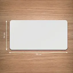 Leitz Large Leather Desk Mat Grey