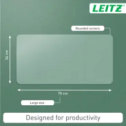 Leitz Large Transparent Desk Mat
