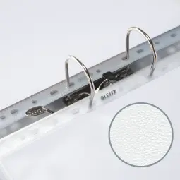 Leitz Pocket. Embosse Extra Strong PP. With Paper Insert. 2 Sides OIpen. A4 Pack of 100) Clear