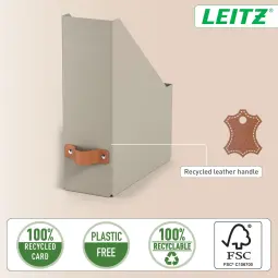 Leitz Puro Magazine File Pack of 2 Beige