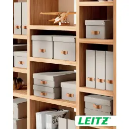 Leitz Puro Magazine File Pack of 2 Beige