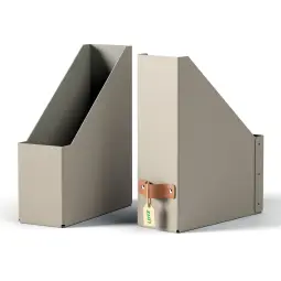 Leitz Puro Magazine File Pack of 2 Beige