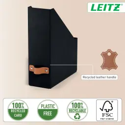 Leitz Puro Magazine File Pack of 2 Black