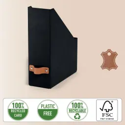 Leitz Puro Magazine File Pack of 2 Black