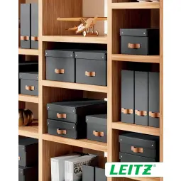 Leitz Puro Magazine File Pack of 2 Black