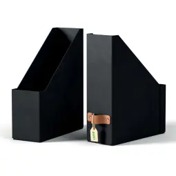 Leitz Puro Magazine File Pack of 2 Black