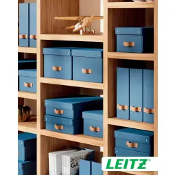 Leitz Puro Magazine File Pack of 2 Dark Blue