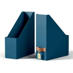 Leitz Puro Magazine File Pack of 2 Dark Blue