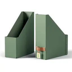 Leitz Puro Magazine File Pack of 2 Green