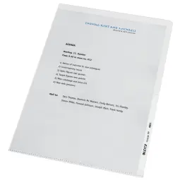 Leitz Recycle A4 Folder Clear (Pack 100)