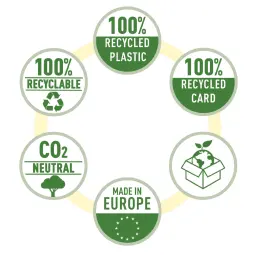 Leitz Recycle A4 Pocket Dispenser Clear Pack of 40
