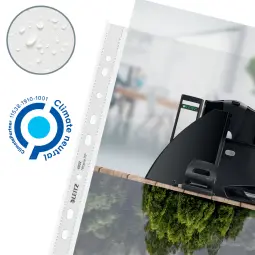 Leitz Recycle A4 Pocket Dispenser Clear Pack of 40
