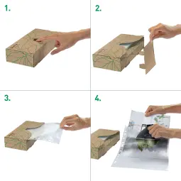 Leitz Recycle A4 Pocket Dispenser Clear Pack of 40
