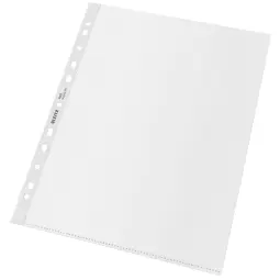 Leitz Recycle A4 Pocket Dispenser Clear Pack of 40