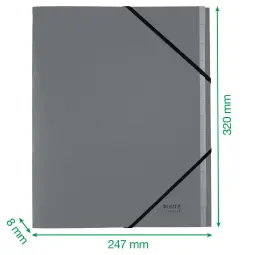 Leitz Recycle Card Divider Book Pack of 4 Green