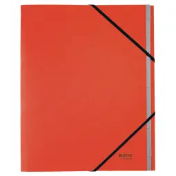 Leitz Recycle Card Divider Book Pack of 4 Red