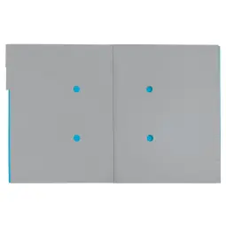 Leitz Recycle Card Divider Book Pak of 6 Blue