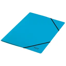 Leitz Recycle Card Folder With Elastic Bands Blue Pack of 0