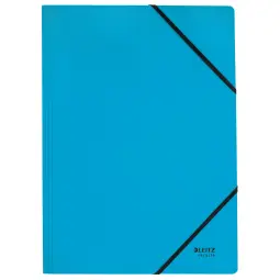 Leitz Recycle Card Folder With Elastic Bands Blue Pack of 0