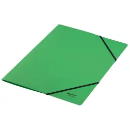 Leitz Recycle Card Folder With Elastic Bands Green Pack of 10
