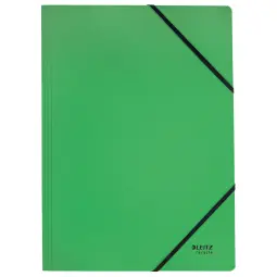 Leitz Recycle Card Folder With Elastic Bands Green Pack of 10