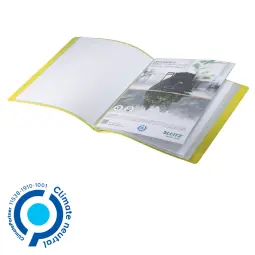 Leitz Recycle Display Book 20 Pocket Pack of 10 YelLow