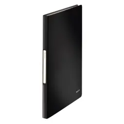 Leitz SoLid PP Display Book 40 Pocket Black Pack of 10