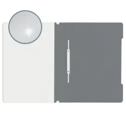 Leitz Standard Plastic Flat File Clear Pack of 25