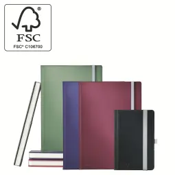 Leitz Style Notebook A4 Ruled  Titan Blue Pack of 5
