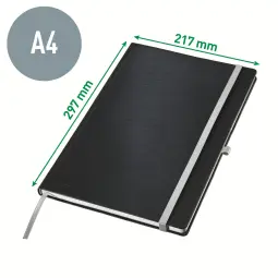 Leitz Style Notebook A4 Ruled  Titan Blue Pack of 5
