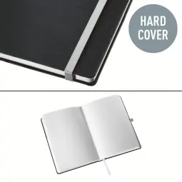Leitz Style Notebook A5 Ruled Satin Black Pack of 5