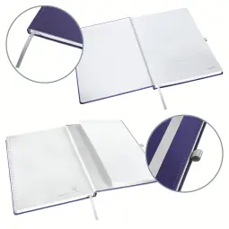 Leitz Style Notebook A5 Ruled  Titan Blue Pack of 5