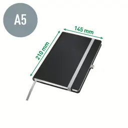 Leitz Style Notebook A5 Ruled  Titan Blue Pack of 5