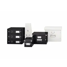 Leitz WOW 3 Drawer Cabinet  Black