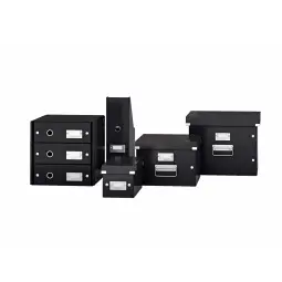 Leitz WOW 3 Drawer Cabinet  Black