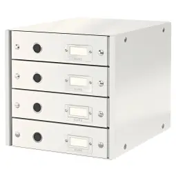 Leitz WOW 4 Drawer Cabinet  White