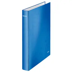 Leitz WOW Blue Ring Binder Laminated Pack of 10