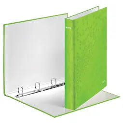 Leitz WOW Green Ring Binder Laminated Pack of 10